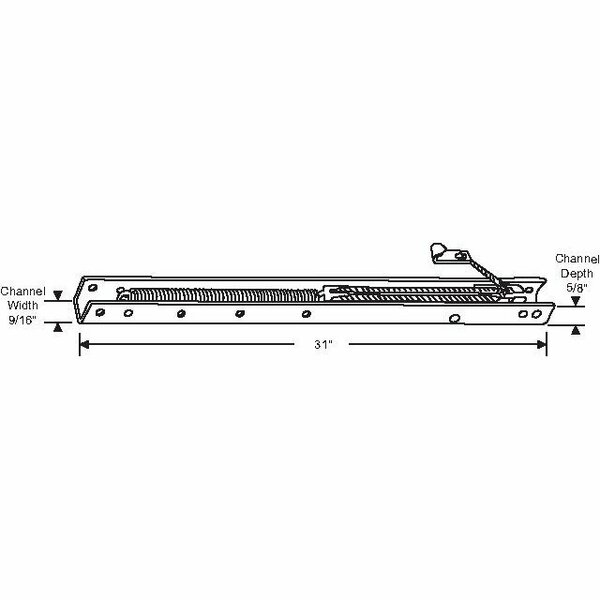 Strybuc 31in Window Channel Balance 60-3060